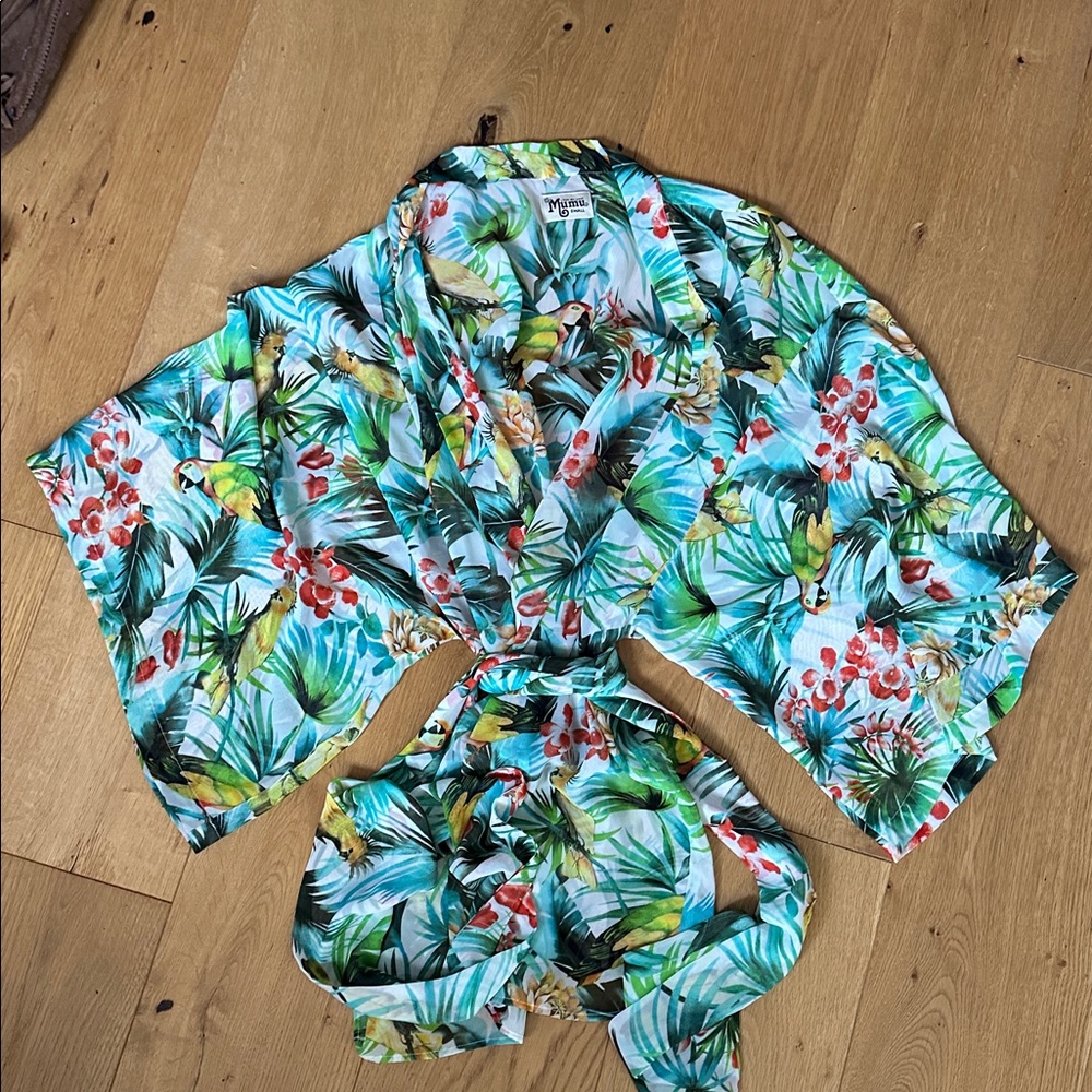 Show Me Your MuMu Tropical Sheer Kimono